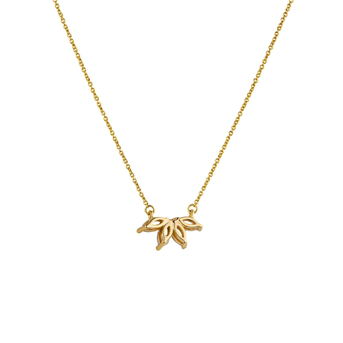 Marquise Flower Necklace - DestGlow