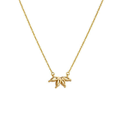 Marquise Flower Necklace - DestGlow