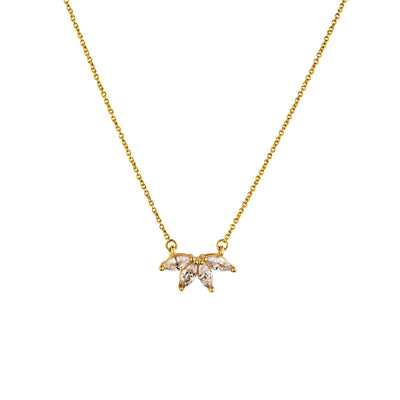 Marquise Flower Necklace