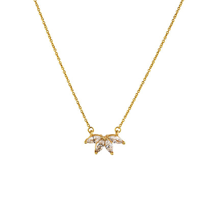 Marquise Flower Necklace