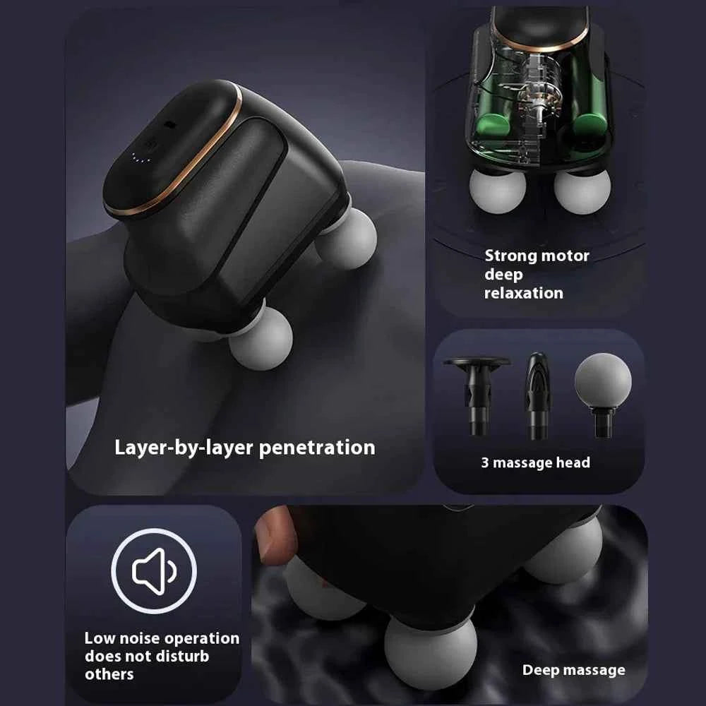 PulseRelief™ Deep Tissue Massage Gun – Muscle Recovery &amp; Pain Relief