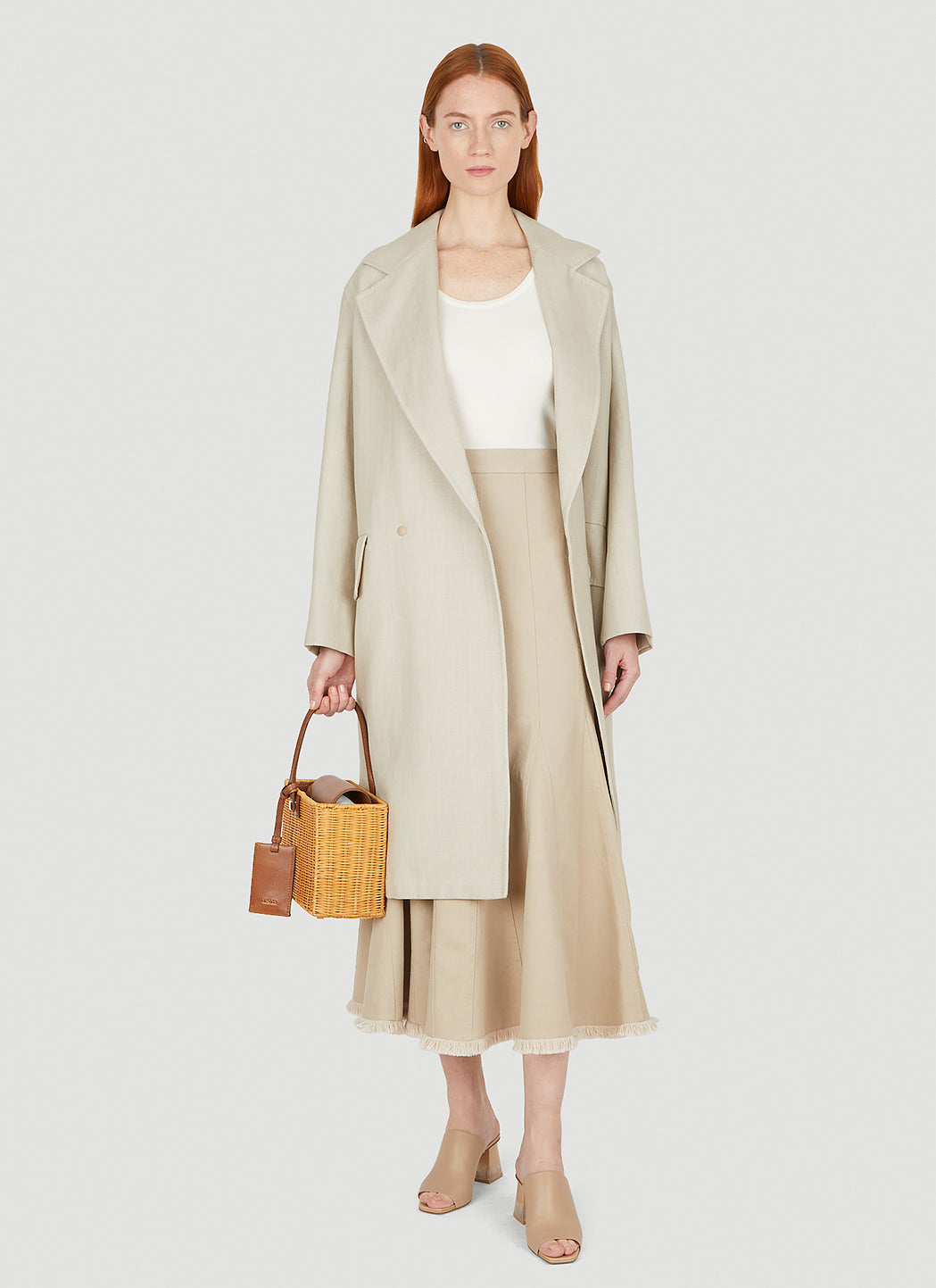 Max Mara Women Mescal Double Breasted Coat by Luosophy