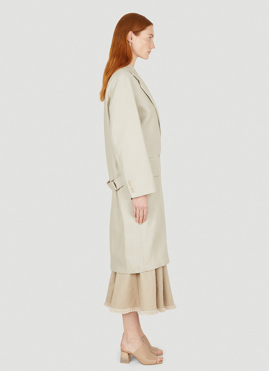 Max Mara Women Mescal Double Breasted Coat by Luosophy
