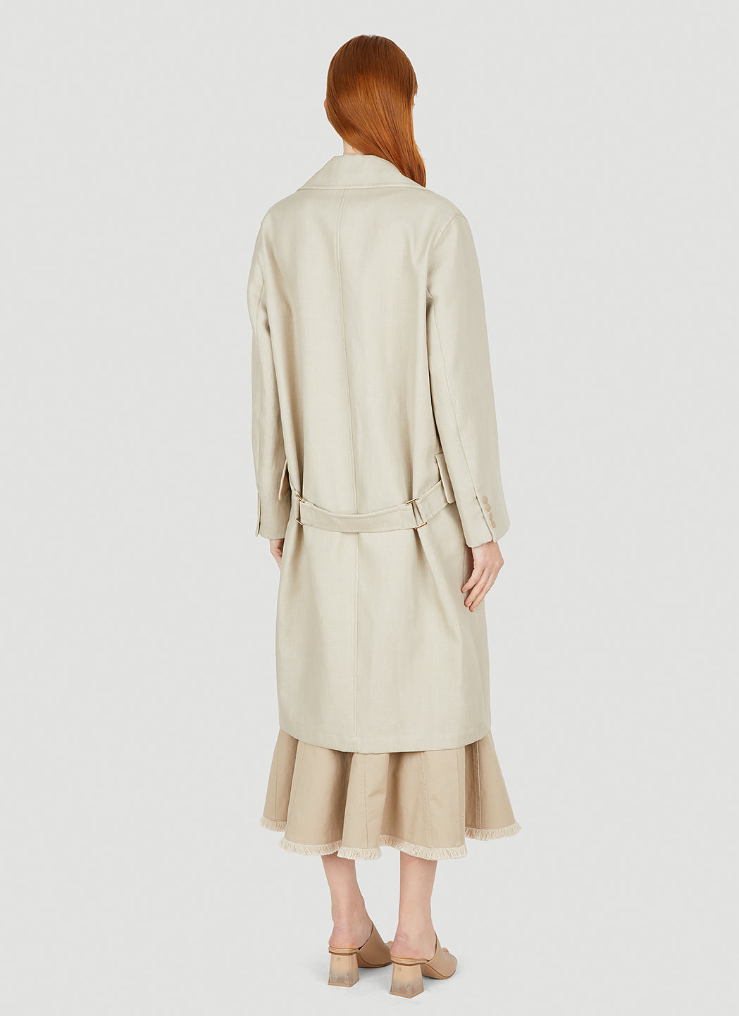 Max Mara Women Mescal Double Breasted Coat by Luosophy