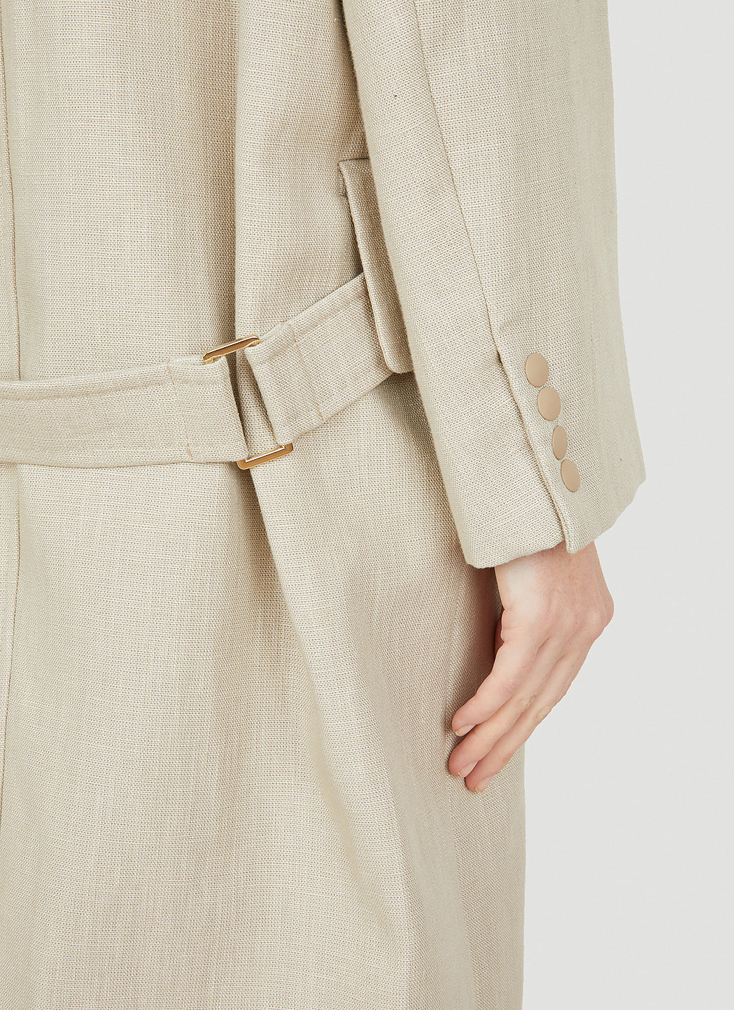 Max Mara Women Mescal Double Breasted Coat by Luosophy