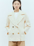 Max Mara Women Wool And Cashmere Pea Coat by Luosophy