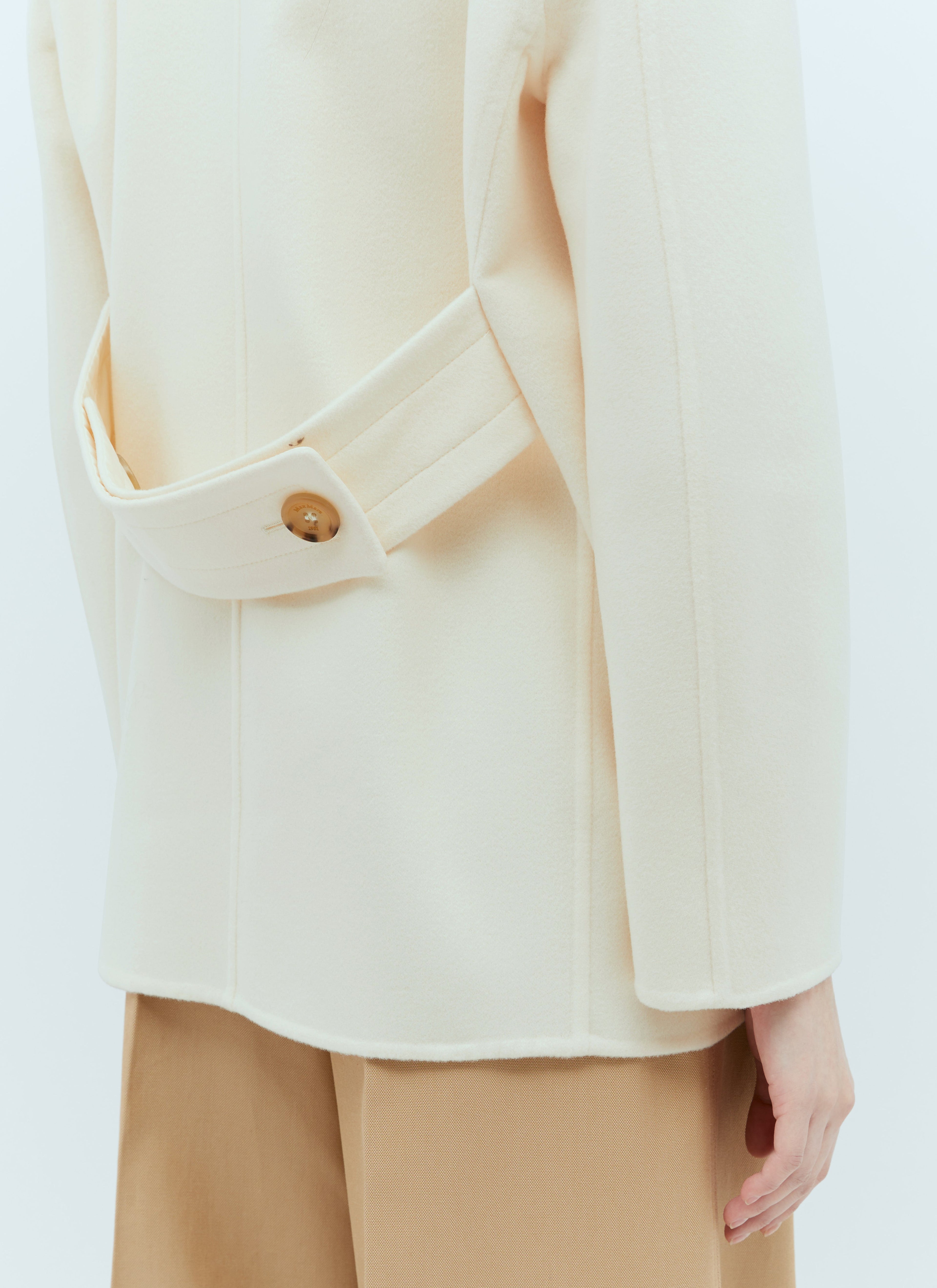 Max Mara Women Wool And Cashmere Pea Coat by Luosophy