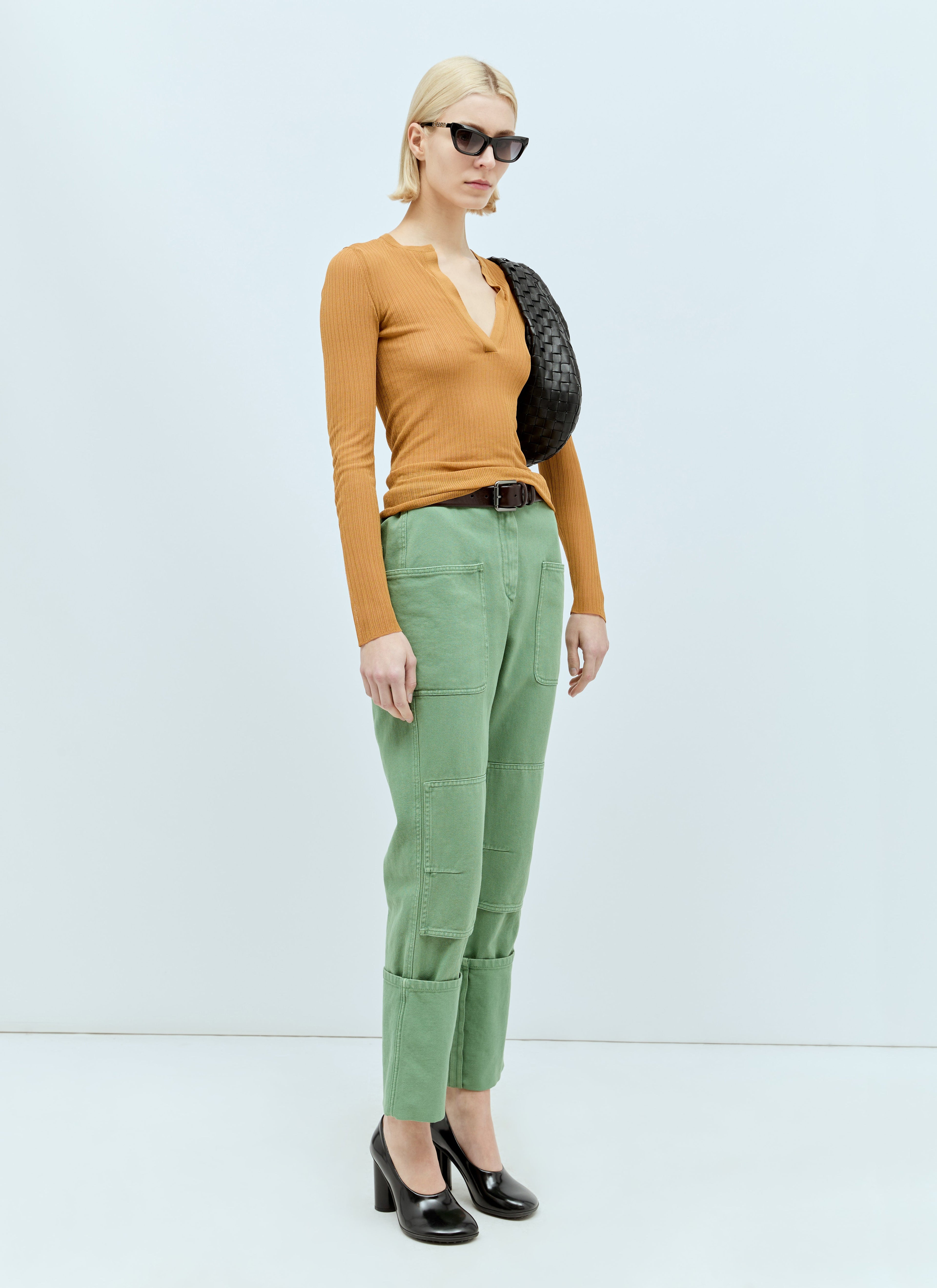 Max Mara Women Cotton Drill Pants by Luosophy