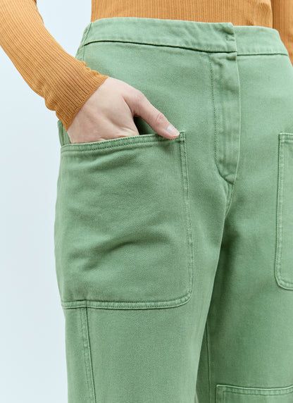 Max Mara Women Cotton Drill Pants by Luosophy