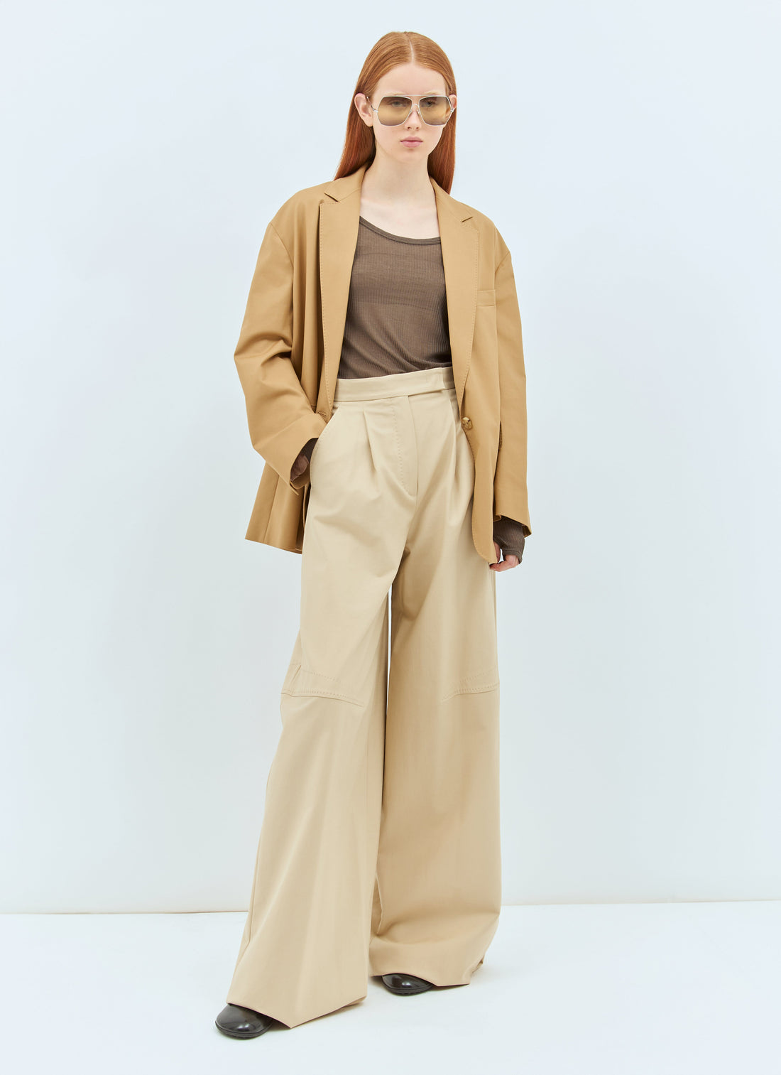 Max Mara Women Oversized Canvas Blazer by Luosophy