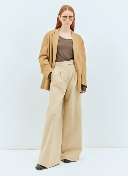 Max Mara Women Oversized Canvas Blazer by Luosophy
