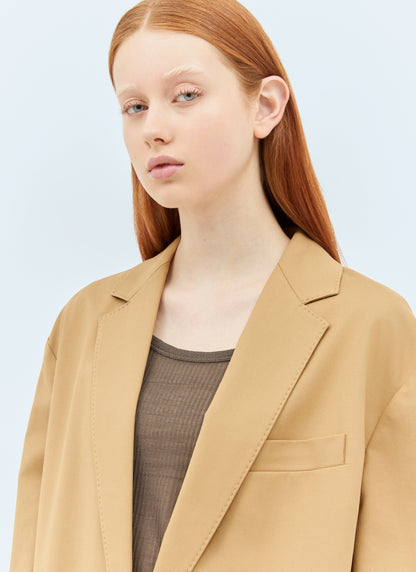Max Mara Women Oversized Canvas Blazer by Luosophy
