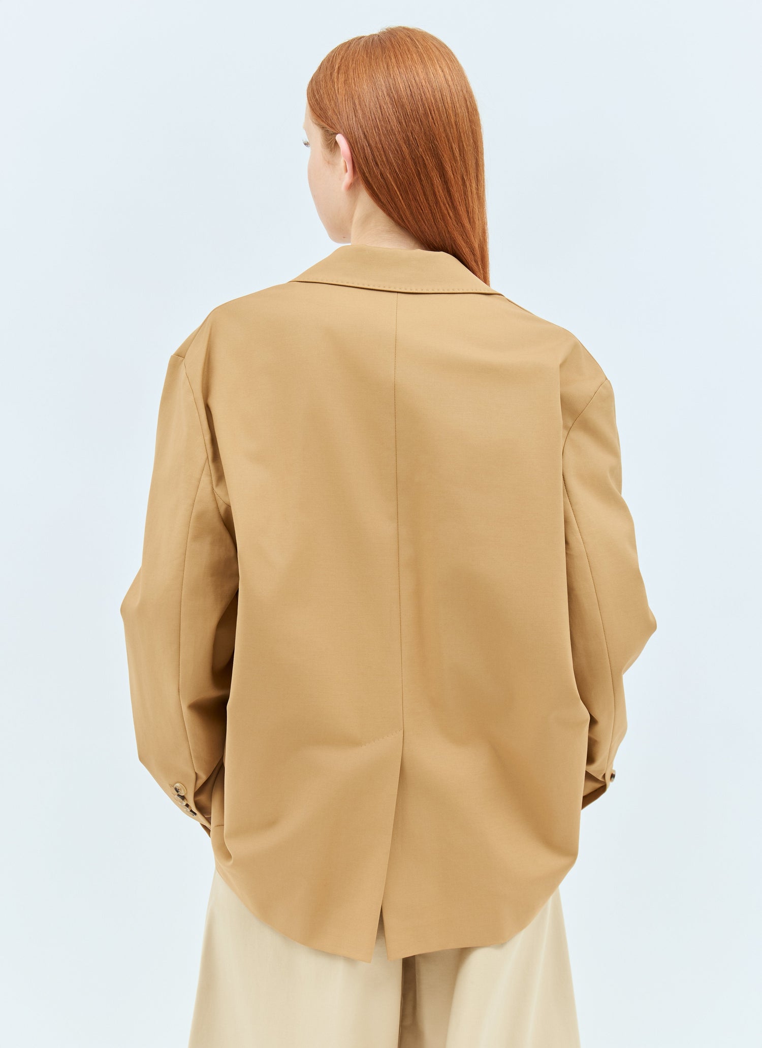 Max Mara Women Oversized Canvas Blazer by Luosophy