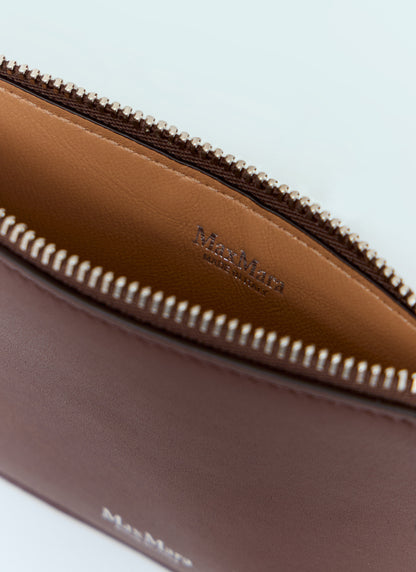 Max Mara Women Logo Embossed Cardholder by Luosophy