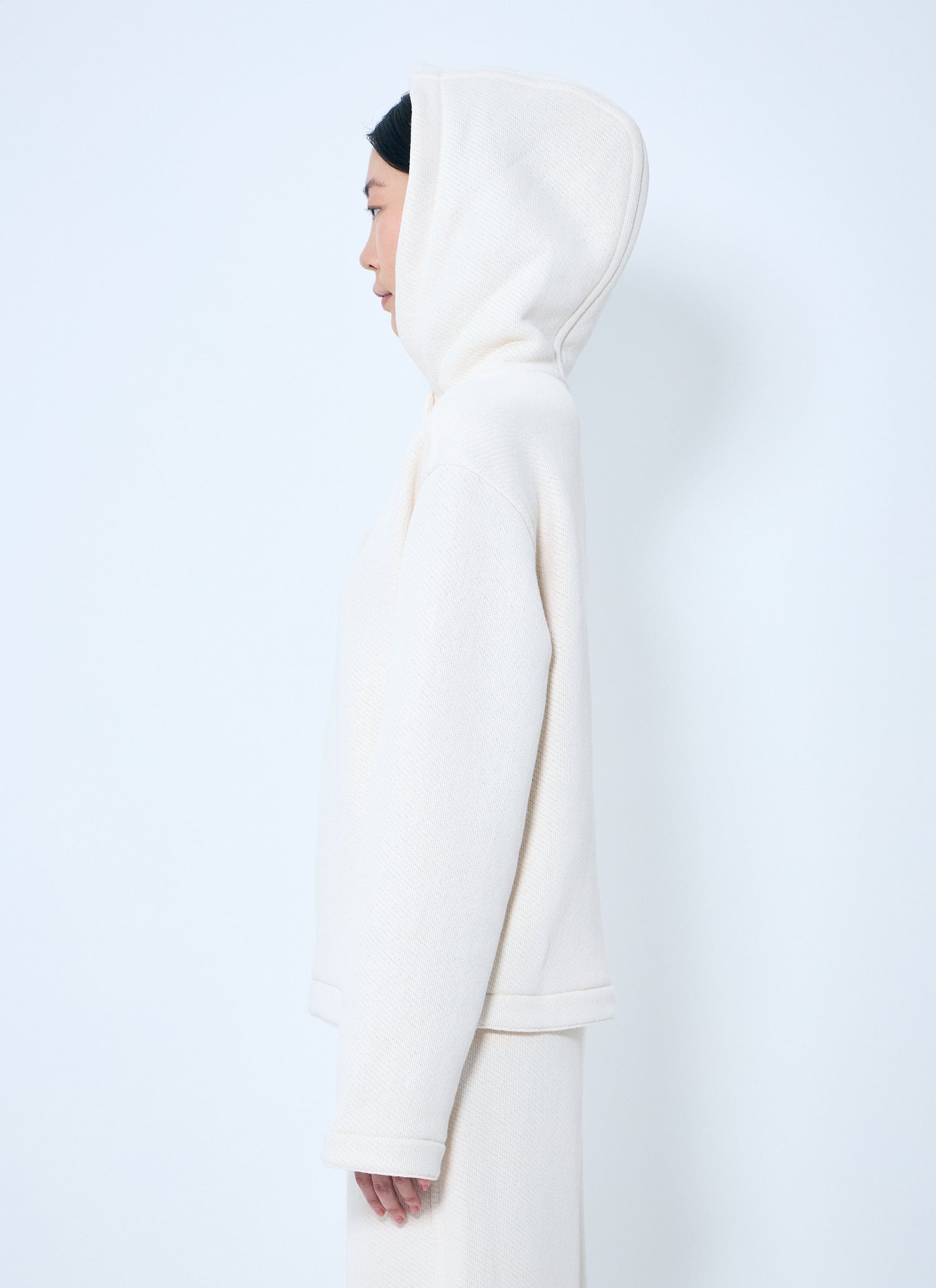 Max Mara Women Logo Embroidery Hooded Sweatshirt by Luosophy