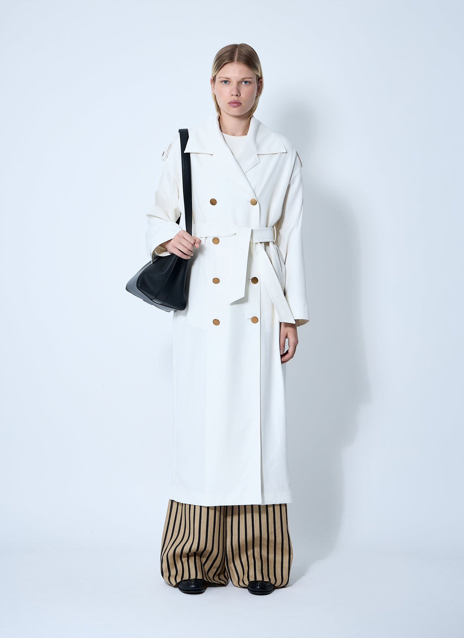 Max Mara Women Water-Repellent Garbardine Trench Coach by Luosophy