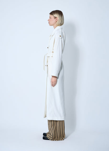 Max Mara Women Water-Repellent Garbardine Trench Coach by Luosophy