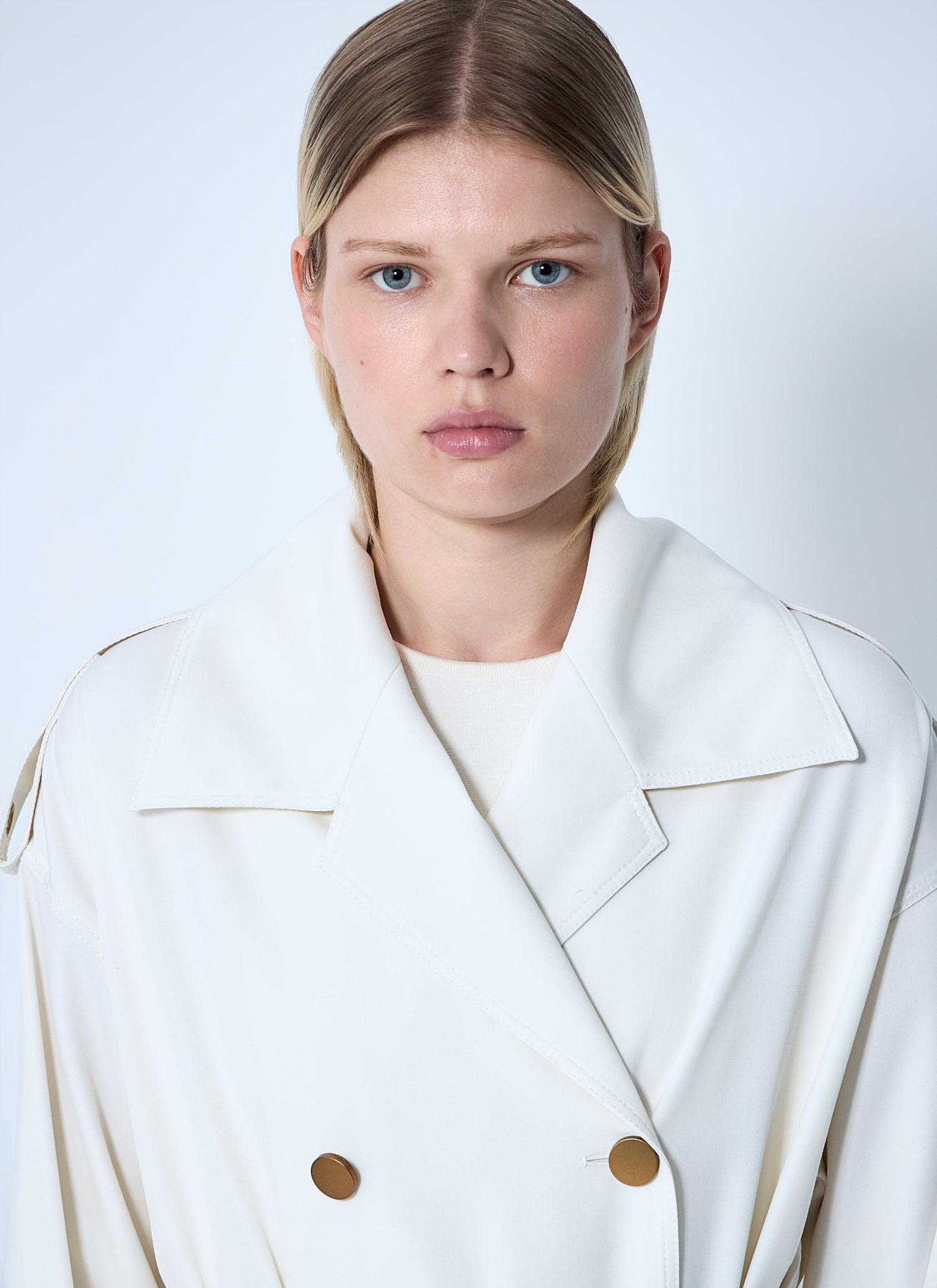 Max Mara Women Water-Repellent Garbardine Trench Coach by Luosophy