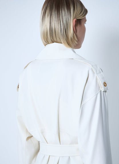 Max Mara Women Water-Repellent Garbardine Trench Coach by Luosophy