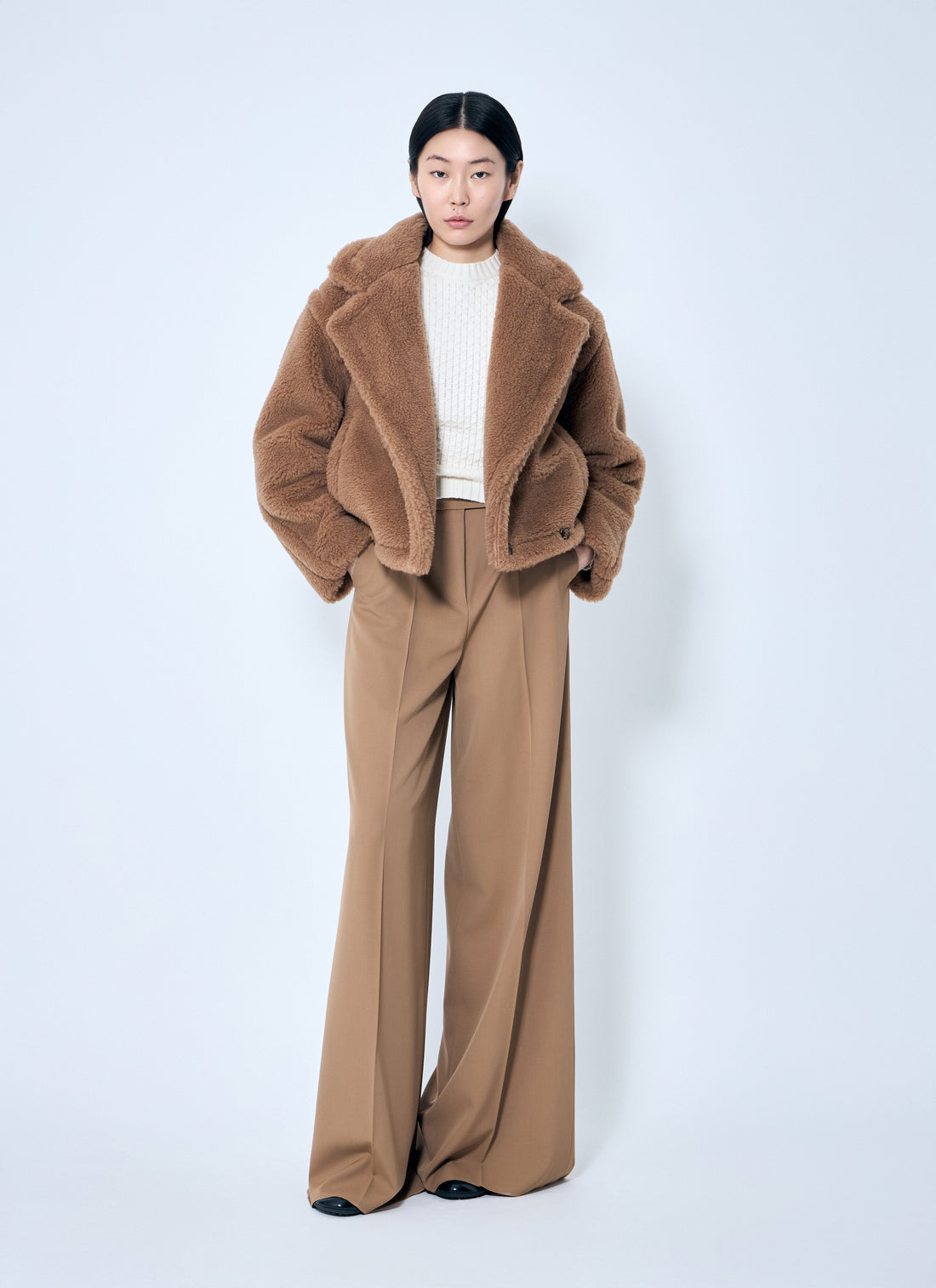 Max Mara Women Gabardine Wool Pants by Luosophy