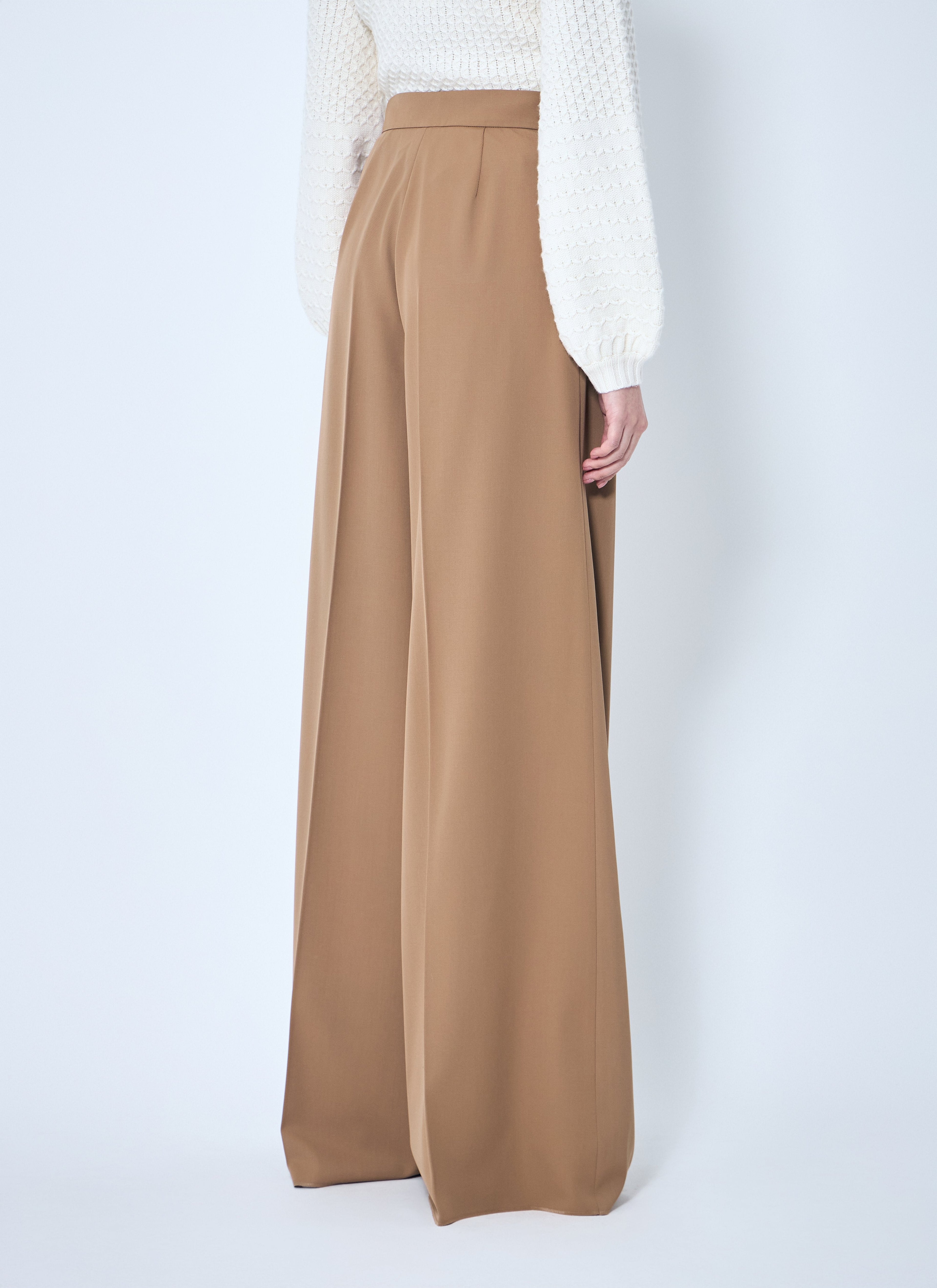 Max Mara Women Gabardine Wool Pants by Luosophy