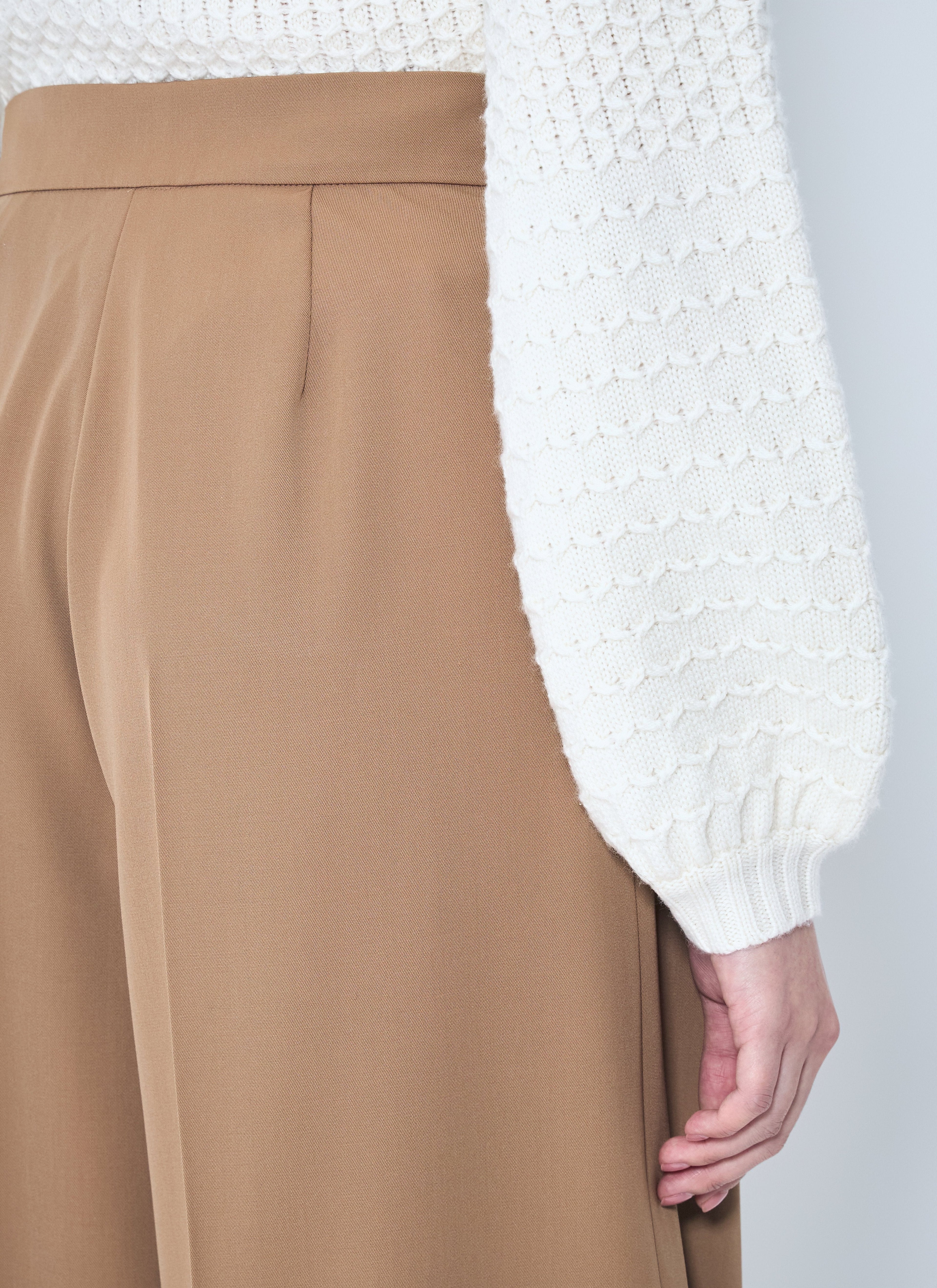 Max Mara Women Gabardine Wool Pants by Luosophy