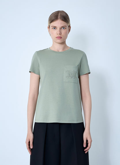 Max Mara Women Logo Motif T-Shirt by Luosophy