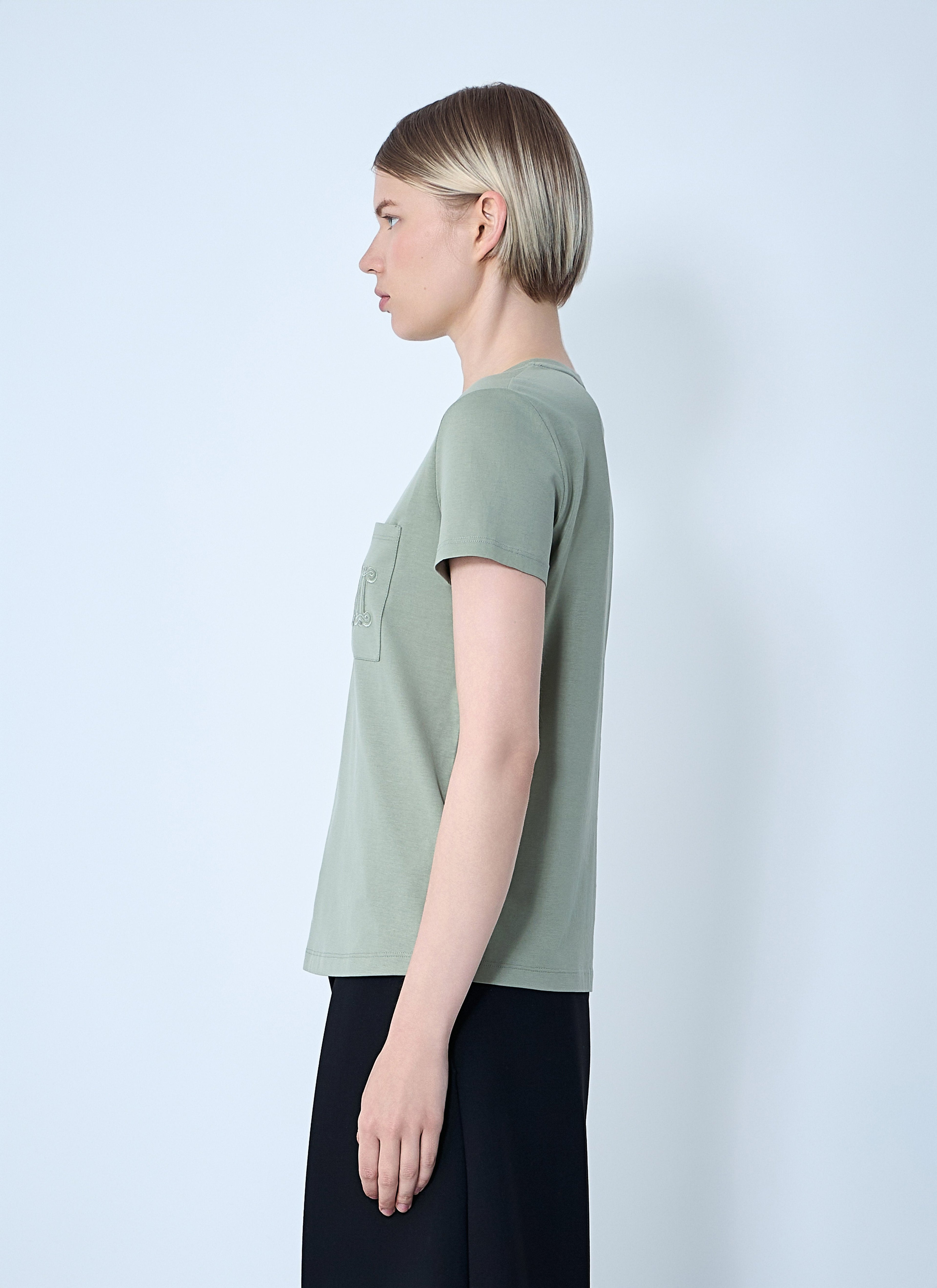 Max Mara Women Logo Motif T-Shirt by Luosophy