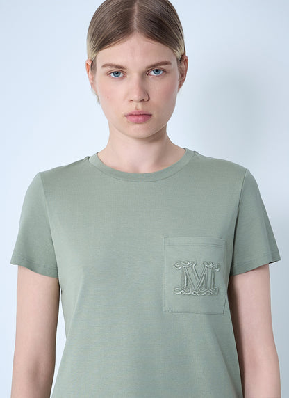 Max Mara Women Logo Motif T-Shirt by Luosophy