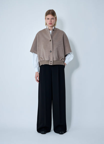 Max Mara Women Cashmere Logo Motif Poncho by Luosophy