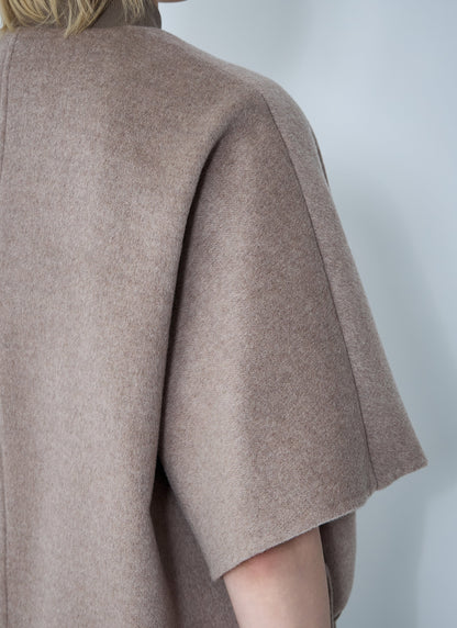 Max Mara Women Cashmere Logo Motif Poncho by Luosophy