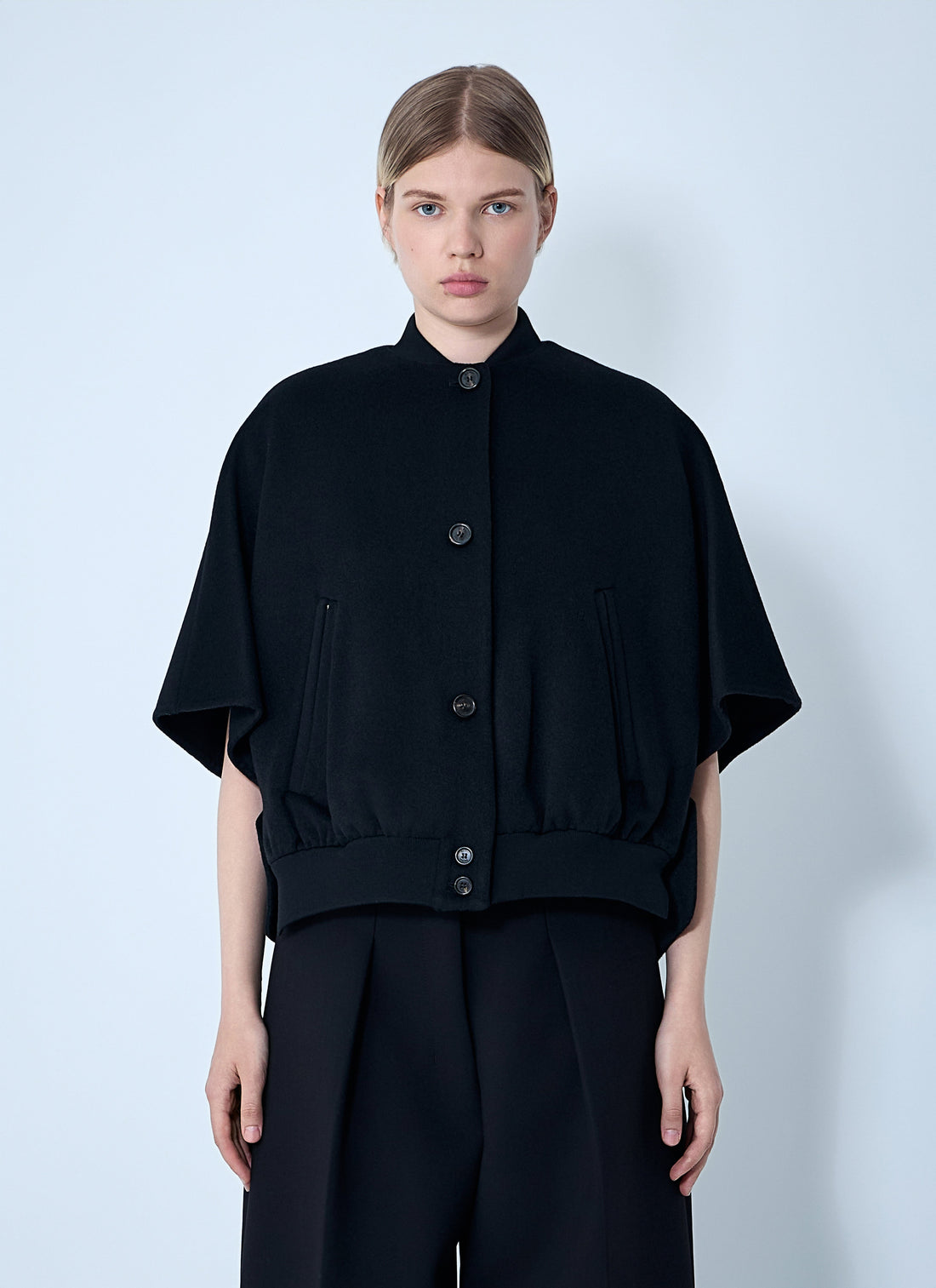 Max Mara Women Cashmere Cropped Sleeve Jacket by Luosophy