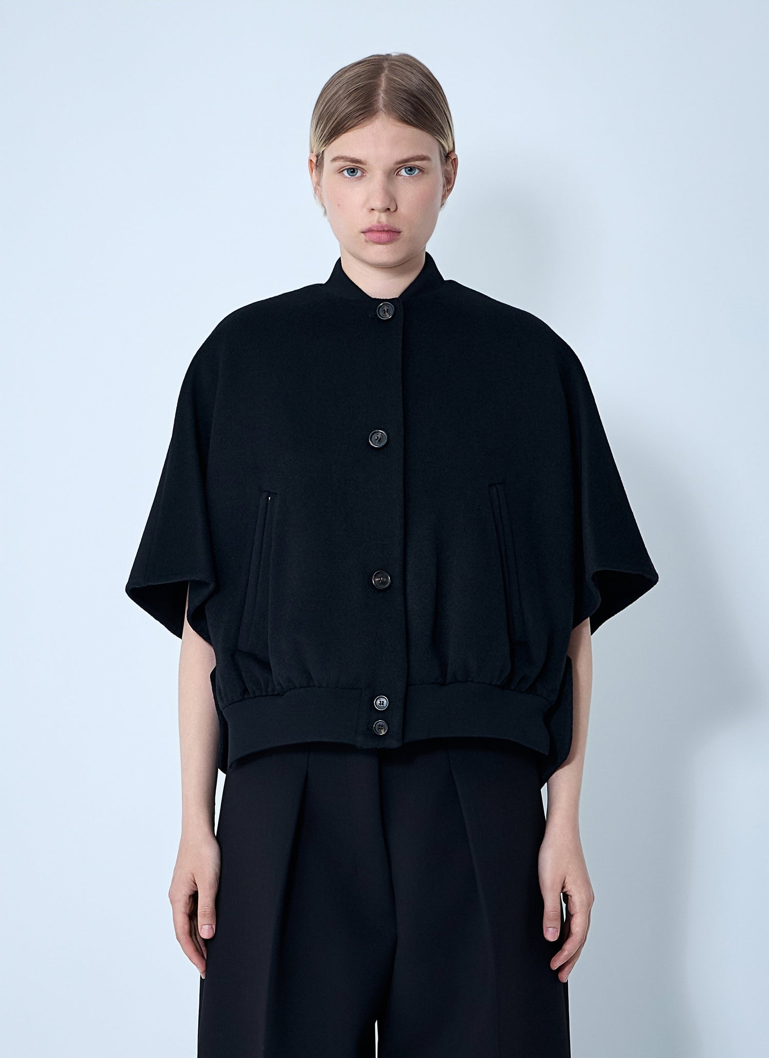 Max Mara Women Cashmere Cropped Sleeve Jacket by Luosophy