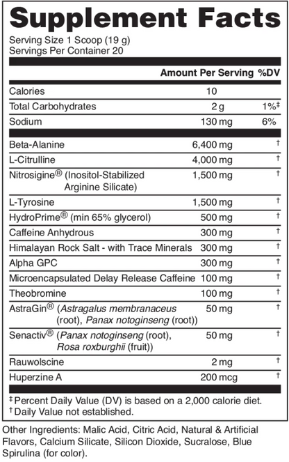 Bucked Up MOTHER BUCKER High-Stimulant Pre-Workout Formula - 20 Servings