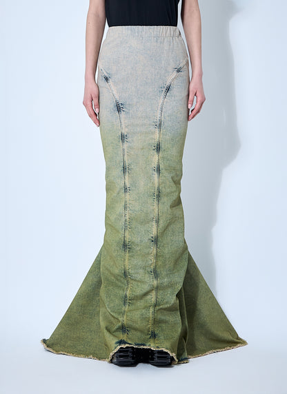 Moncler X Rick Owens Men Acid Degrade Al Maxi Skirt by Luosophy