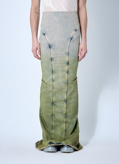 Moncler X Rick Owens Men Acid Degrade Al Maxi Skirt by Luosophy
