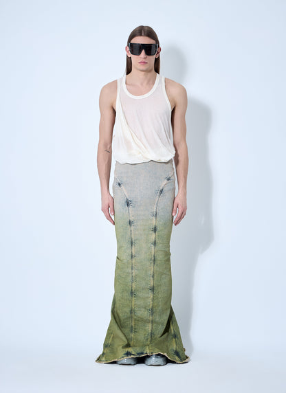 Moncler X Rick Owens Women Acid Degrade Al Maxi Skirt by Luosophy