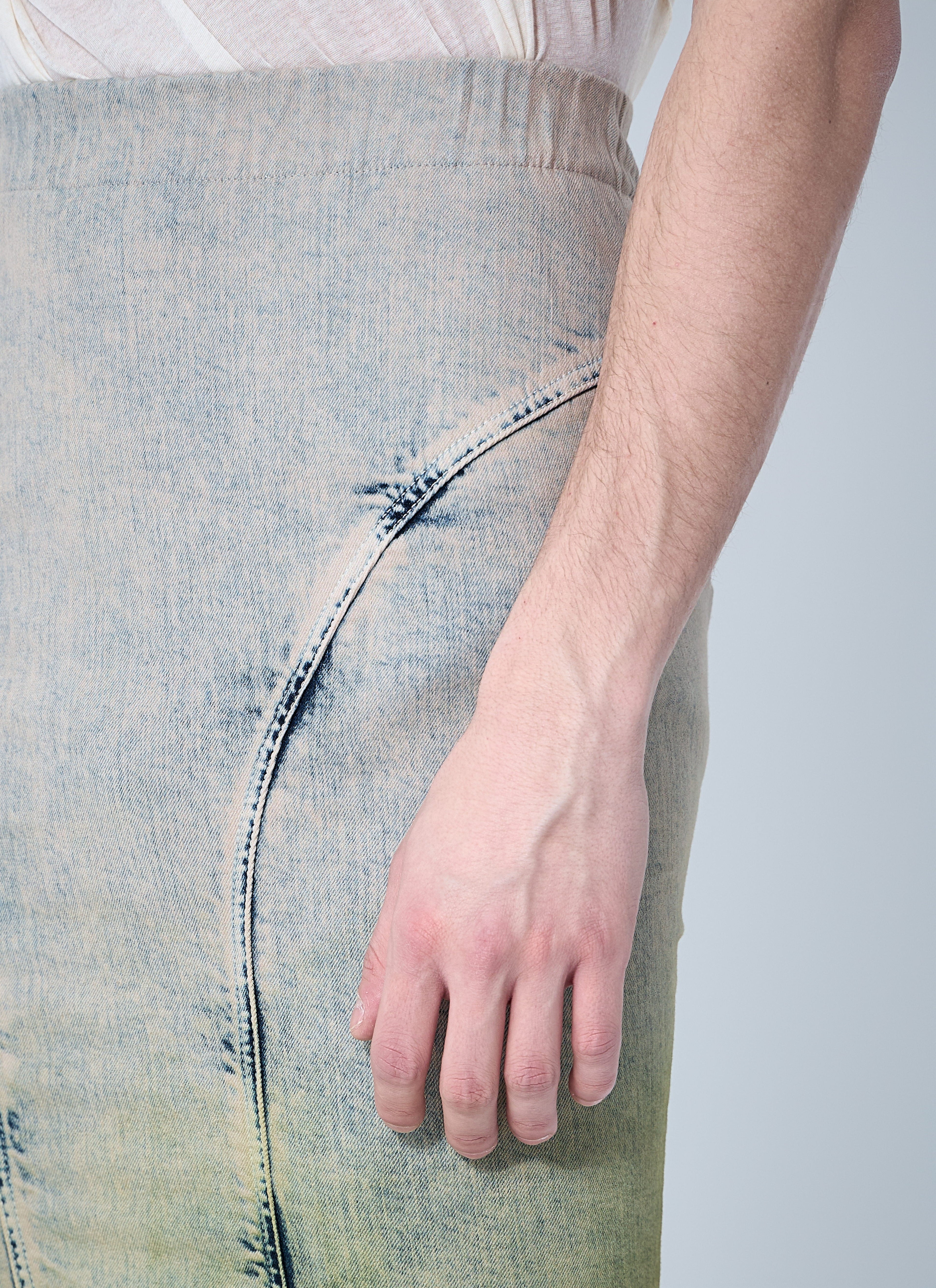 Moncler X Rick Owens Men Acid Degrade Al Maxi Skirt by Luosophy