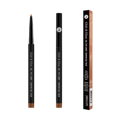 ABSOLUTE Glide & Glam Gel Eyeliner - Rose Gold - eye makeup