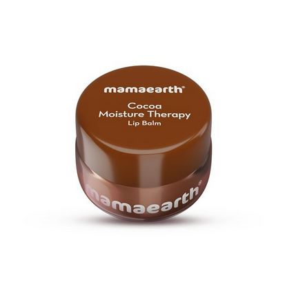 Mamaearth Cocoa Moisture Therapy Lip Balm with Cocoa Butter &amp; Coffee For Dry &amp; Chapped Lips