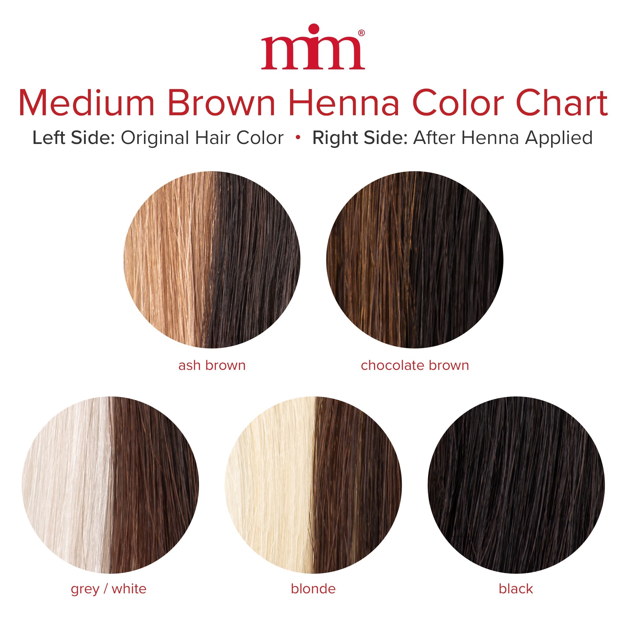 Henna Hair Dye - Medium Brown by Morrocco Method International
