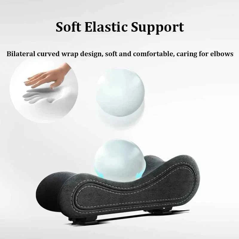 CushioRest™ Memory Foam Armrest Pads – Ergonomic Chair Cushion for Elbow &amp; Arm Comfort