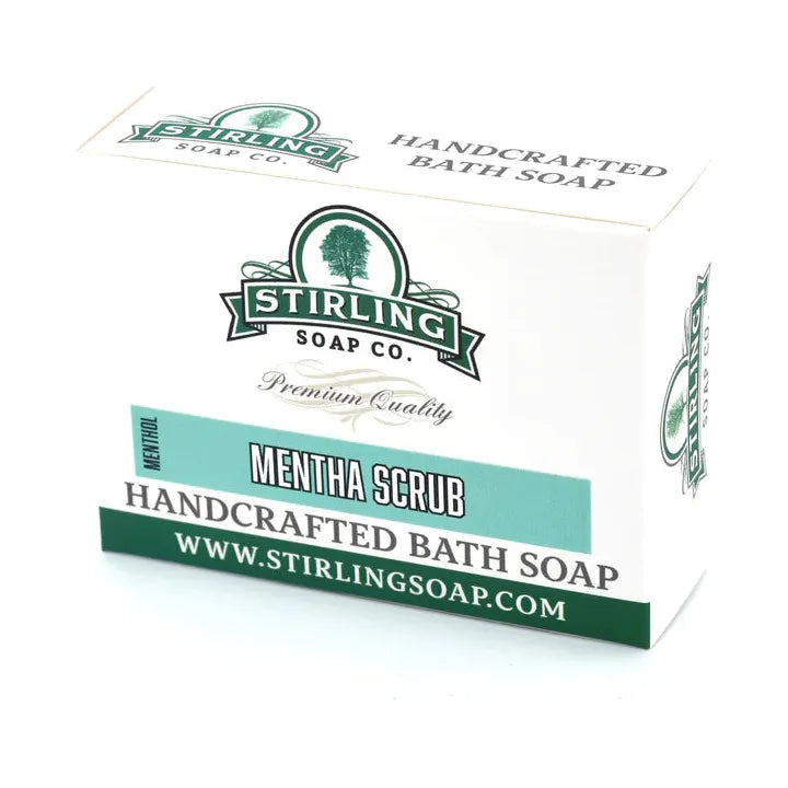 Stirling Soap Co. Mentha Scrub Bath Soap 5.5 Oz by Pasteur Pharmacy