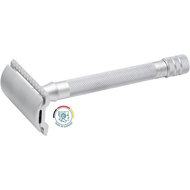 Merkur 22C Matte Finish HD Long Handle Double Edge Safety Razor [22 002] by Pasteur Pharmacy