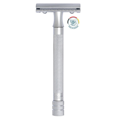 Merkur 22C Matte Finish HD Long Handle Double Edge Safety Razor [22 002] by Pasteur Pharmacy