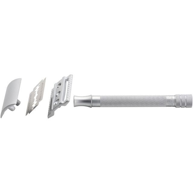 Merkur 22C Matte Finish HD Long Handle Double Edge Safety Razor [22 002] by Pasteur Pharmacy