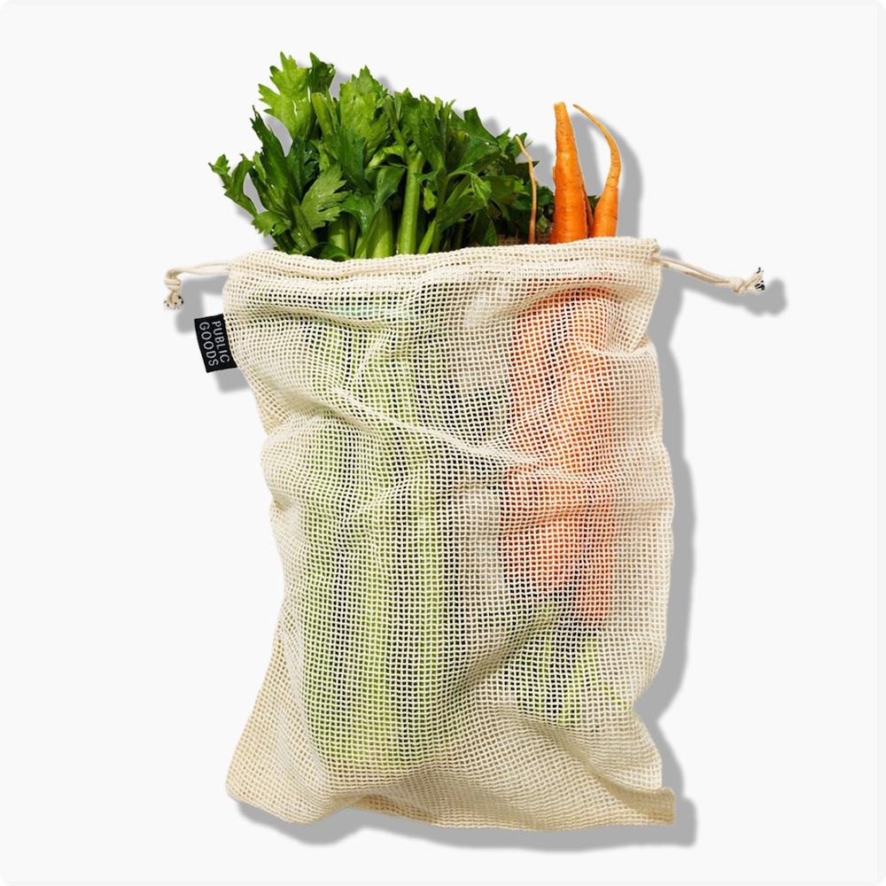 Organic Cotton Mesh Produce Bags 