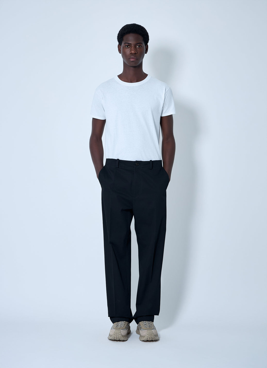 Moncler X Frgmt Hiroshi Fujiwara Men Logo Print Pants by Luosophy