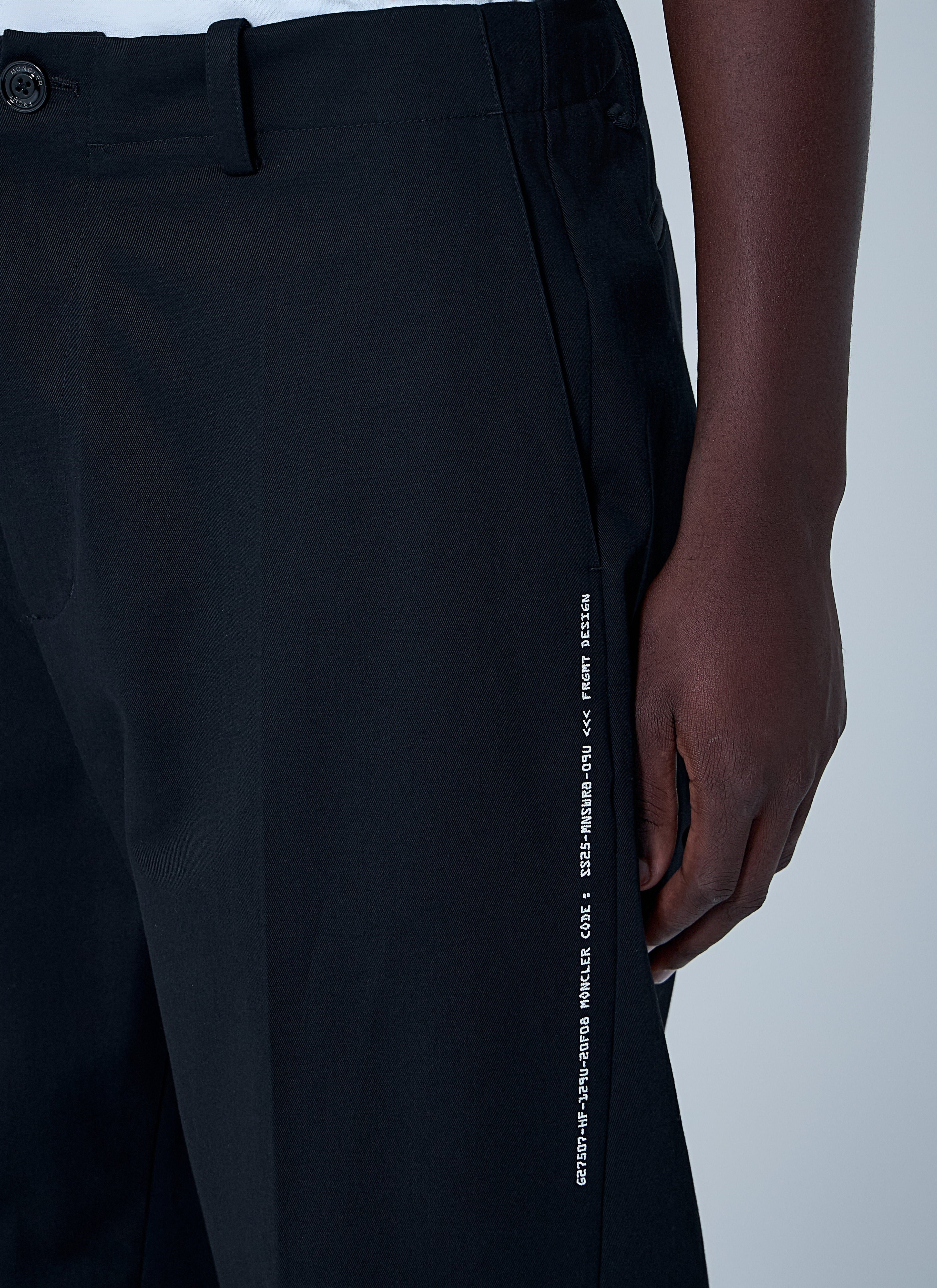Moncler X Frgmt Hiroshi Fujiwara Men Logo Print Pants by Luosophy