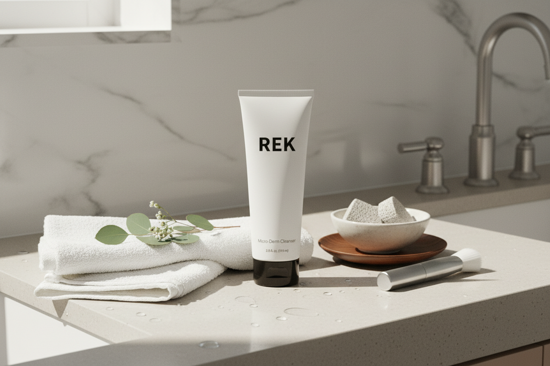 Micro-Derm Cleanser – Exfoliating &amp; Renewing | REK Cosmetics by REK Cosmetics